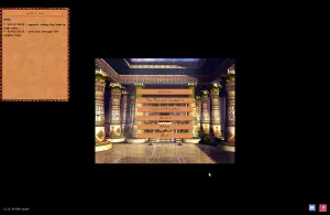 A screenshot showing Akhenaten rendering Pharoah's menu.